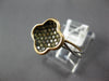 .51CT MULTI COLOR DIAMOND 14KT WHITE & ROSE GOLD 4 LEAF CLOVER FLOWER LOVE RING