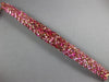 LARGE 44.80CT DIAMOND & AAA RHODOLITE 18KT ROSE GOLD MULTI SHAPE TENNIS BRACELET