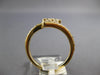 ESTATE .50CT DIAMOND 14KT YELLOW GOLD 3D 2 STONE CRISS CROSS LOVE FUN RING