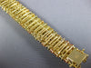 61.34CT DIAMOND & AAA MULTI COLOR SAPPHIRE 18KT YELLOW GOLD MULTI SHAPE BRACELET