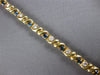 ESTATE 2CT DIAMOND & AAA SAPPHIRE 14KT YELLOW GOLD INFINITY LOVE TENNIS BRACELET