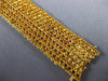 WIDE & LONG 19.44CT AAA YELLOW SAPPHIRE 18KT YELLOW GOLD CLASSIC TENNIS BRACELET