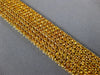 WIDE & LONG 19.44CT AAA YELLOW SAPPHIRE 18KT YELLOW GOLD CLASSIC TENNIS BRACELET