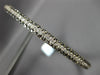 5.2CT WHITE & BLACK DIAMOND 14KT YELLOW GOLD 3 ROW ETERNITY BANGLE LOVE BRACELET