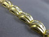 WIDE 2.60CT DIAMOND 14KT YELLOW GOLD ROUND & BAGUETTE TRIANGULAR TENNIS BRACELET