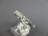 1.0CT DIAMOND 14KT WHITE GOLD 3D PRINCESS 5 STONE SHARED PRONG ANNIVERSARY RING