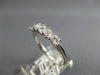 1.0CT DIAMOND 14KT WHITE GOLD 3D PRINCESS 5 STONE SHARED PRONG ANNIVERSARY RING