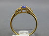 .38CT DIAMOND & AAA TANZANITE 14KT YELLOW GOLD OVAL & ROUND FRIENDSHIP LOVE RING