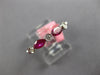 1.22CT DIAMOND & AAA RUBY 18K WHITE GOLD MARQUISE & ROUND SEMI ETERNITY FUN RING