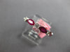 1.22CT DIAMOND & AAA RUBY 18K WHITE GOLD MARQUISE & ROUND SEMI ETERNITY FUN RING