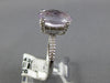 3.84CT DIAMOND & AAA LIGHT AMETHYST 14KT WHITE GOLD OVAL & ROUND FRIENDSHIP RING