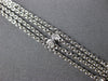 EXTRA LARGE 22CT DIAMOND & AAA PERIDOT 18KT WHITE GOLD 3D BY THE YARD NECKLACE
