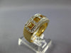 .91CT DIAMOND & AAA CITRINE 14KT YELLOW GOLD 3D SQUARE & ROUND ANNIVERSARY RING