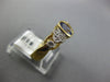 .48CT DIAMOND & AAA TANZANITE 14KT YELLOW GOLD 3D OVAL & ROUND DOUBLE HEART RING