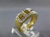 .91CT DIAMOND & AAA CITRINE 14KT YELLOW GOLD 3D SQUARE & ROUND ANNIVERSARY RING