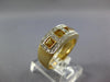 .91CT DIAMOND & AAA CITRINE 14KT YELLOW GOLD 3D SQUARE & ROUND ANNIVERSARY RING