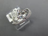 1.32CT DIAMOND & AAA WHITE TOPAZ 14KT WHITE GOLD CUSHION & ROUND FUN LOVE RING
