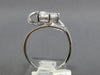 1.32CT DIAMOND & AAA WHITE TOPAZ 14KT WHITE GOLD CUSHION & ROUND FUN LOVE RING