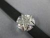 LARGE & LONG .33CT DIAMOND & AAA CRYSTAL 18KT WHITE GOLD 3D STAR LOVE BRACELET