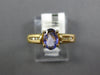 .71CT DIAMOND & AAA TANZANITE 14KT YELLOW GOLD 3D OVAL & ROUND FRIENDSHIP RING
