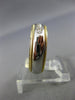 ESTATE .26CT DIAMOND 18KT TWO TONE GOLD 7 STONE ROUND WEDDING ANNIVERSARY RING