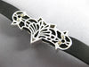 LARGE & LONG .07CT DIAMOND & AAA CRYSTAL 18K WHITE GOLD MULTI STAR LOVE BRACELET
