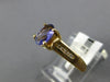 .71CT DIAMOND & AAA TANZANITE 14KT YELLOW GOLD 3D OVAL & ROUND FRIENDSHIP RING