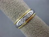 ESTATE .26CT DIAMOND 18KT TWO TONE GOLD 7 STONE ROUND WEDDING ANNIVERSARY RING