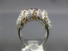 LARGE 10.31CT DIAMOND & AAA YELLOW SAPPHIRE & CITRINE 18KT WHITE GOLD OVAL RING