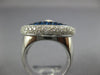 6.52CT DIAMOND & AAA SAPPHIRE & SOUTH SEA PEARL 18K WHITE GOLD 3D CROWN FUN RING