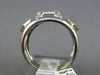 WIDE .56CT DIAMOND & AAA RUBY 18K 2 TONE GOLD 3D ROUND & PRINCESS H INITIAL RING