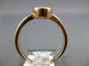ESTATE .15CT DIAMOND 14KT ROSE GOLD 3D CLASSIC OVAL PAVE FUN LOVE RING
