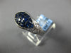 4.55CT DIAMOND & AAA SAPPHIRE 18KT WHITE GOLD ROUND & PRINCESS DOUBLE HEART RING