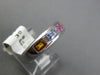 ESTATE 1.26CT DIAMOND & AAA MULTI COLOR SAPPHIRE 14KT WHITE GOLD 3D BEZEL RING
