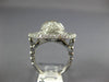 ESTATE LARGE 1.85CT DIAMOND 18KT WHITE GOLD 3D CLASSIC ROUND GLOBE FUN RING