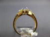 ESTATE .83CT DIAMOND & TANZANITE 14KT YELLOW GOLD OVAL & ROUND FLOWER FUN RING