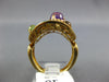 LARGE 2.64CT DIAMOND & AAA MULTI GEM 14KT YELLOW GOLD 3D MULTI CIRCULAR FUN RING