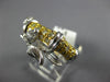 WIDE .59CT DIAMOND 18KT 2 TONE GOLD 3D MULTI LEAF CRISS CROSS LADYBUG FUN RING
