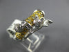 WIDE .59CT DIAMOND 18KT 2 TONE GOLD 3D MULTI LEAF CRISS CROSS LADYBUG FUN RING