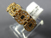 WIDE .22CT DIAMOND 18KT WHITE & ROSE GOLD MULTI LINK LOVE KNOT SQUARE FUN RING