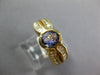 1.78CT DIAMOND & AAA TANZANITE 14KT YELLOW GOLD OVAL & BAGUETTE ENGAGEMENT RING
