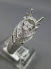 WIDE .50CT DIAMOND 14KT WHITE GOLD 3D FILIGREE ROUND SEMI MOUNT ENGAGEMENT RING