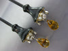 ANTIQUE LARGE 9.15CT OLD MINE DIAMOND & MULTI GEM 14K 2TONE GOLD FLOWER EARRINGS