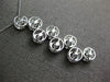 LARGE .85CT DANCING DIAMOND & BLACK ENAMEL 14K WHITE GOLD MULTI CIRCULAR PENDANT