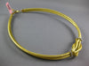 ESTATE .20CT DIAMOND 14KT YELLOW GOLD 3D CLASSIC LOVE KNOT CHOKER FUN NECKLACE