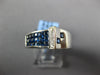 1.94CT DIAMOND & AAA SAPPHIRE 18KT WHITE GOLD PRINCESS & ROUND ETOILE BELT RING