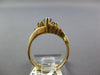 .89CT DIAMOND & AAA TANZANITE 14KT YELLOW GOLD MARQUISE & ROUND FRIENDSHIP RING