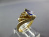 .89CT DIAMOND & AAA TANZANITE 14KT YELLOW GOLD MARQUISE & ROUND FRIENDSHIP RING