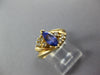.89CT DIAMOND & AAA TANZANITE 14KT YELLOW GOLD MARQUISE & ROUND FRIENDSHIP RING