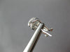 ESTATE WIDE .77CT DIAMOND 18K WHITE GOLD CLASSIC MULTI ROW WAVE CLIP ON EARRINGS